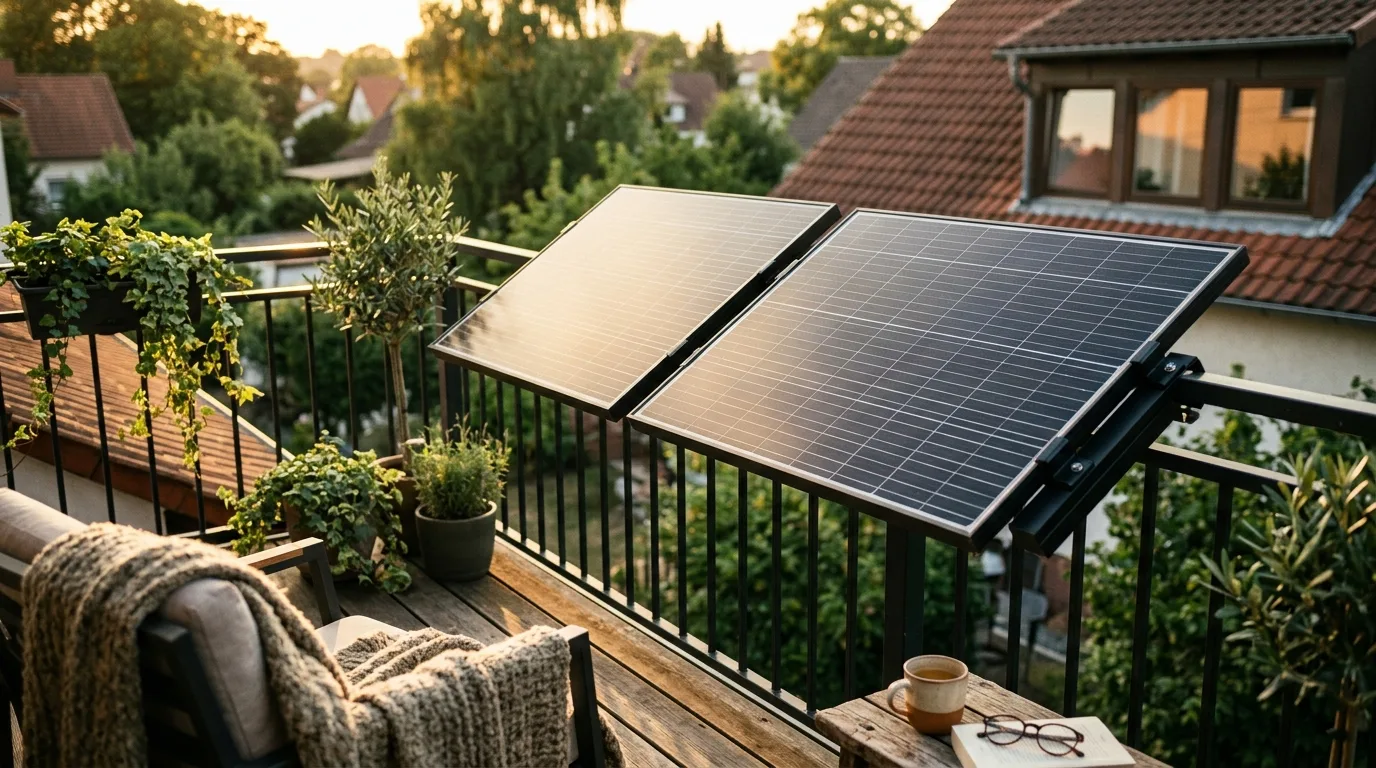 Drei 800W Balkonkraftwerk-Sets nebeneinander — Anker SOLIX, EcoFlow PowerStream und Priwatt priFlat