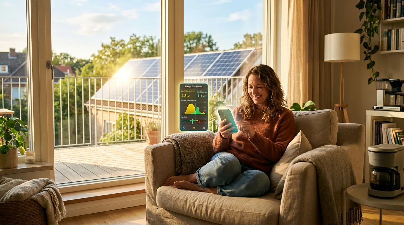 Balkonkraftwerk auf dem Balkon mit Smart-Plug und Speicher – Eigenverbrauch maximieren